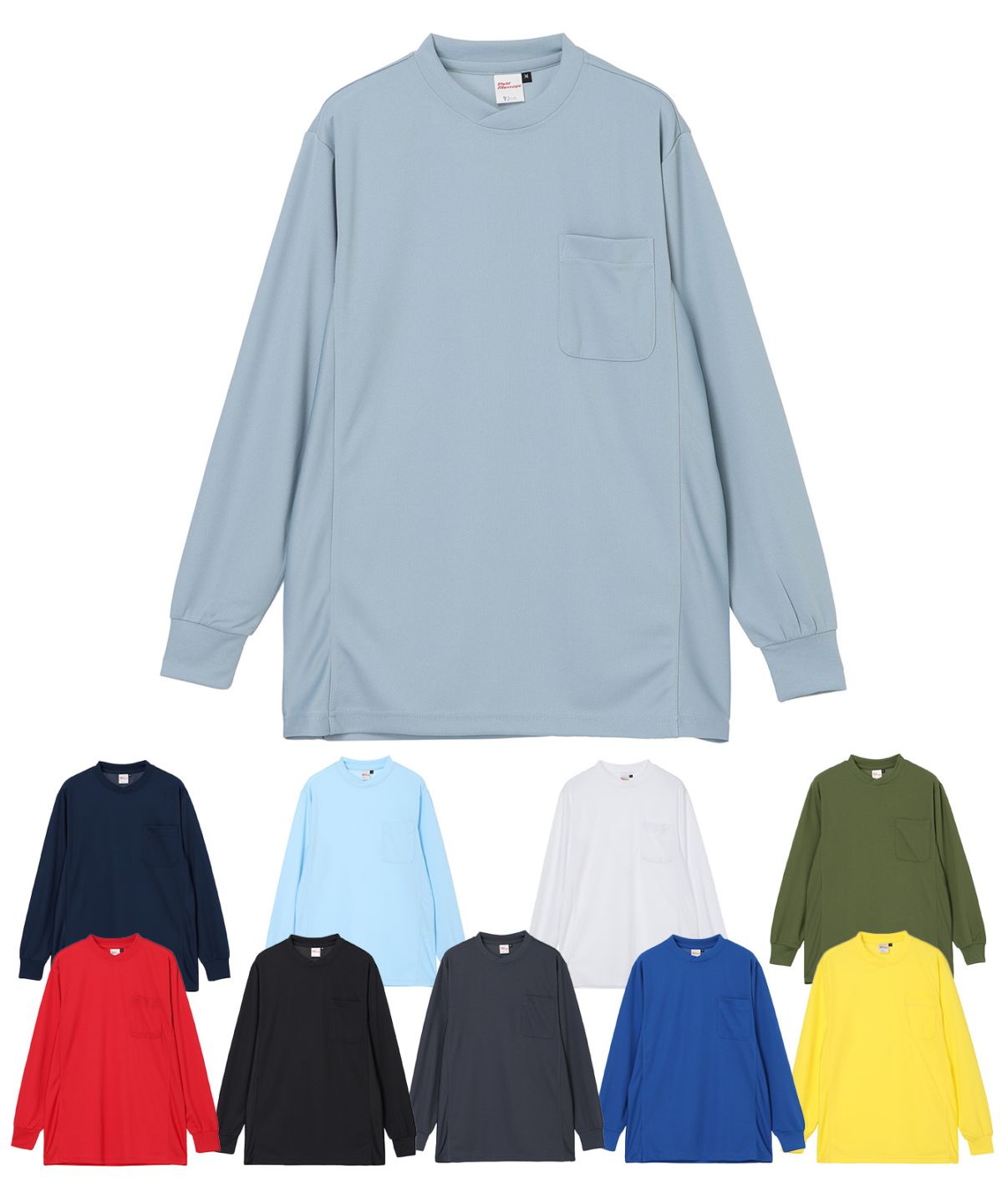 【Field Message】 47674 吸汗速乾長袖Tシャツ [通年]