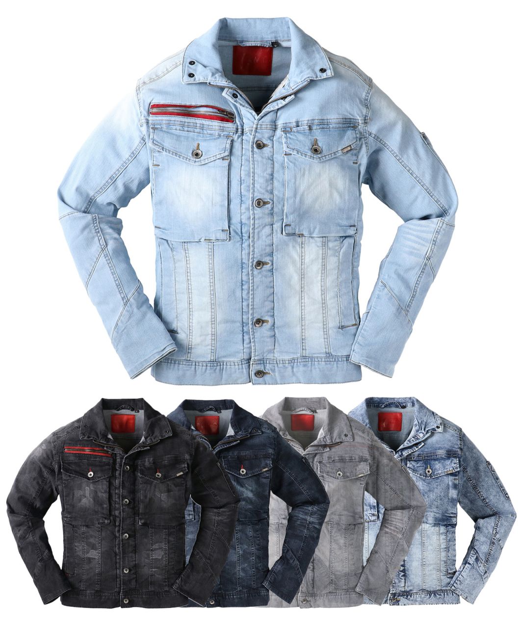 【Jawin】 56900 ストレッチ長袖ジャンパー[春夏]※SLIM FIT※