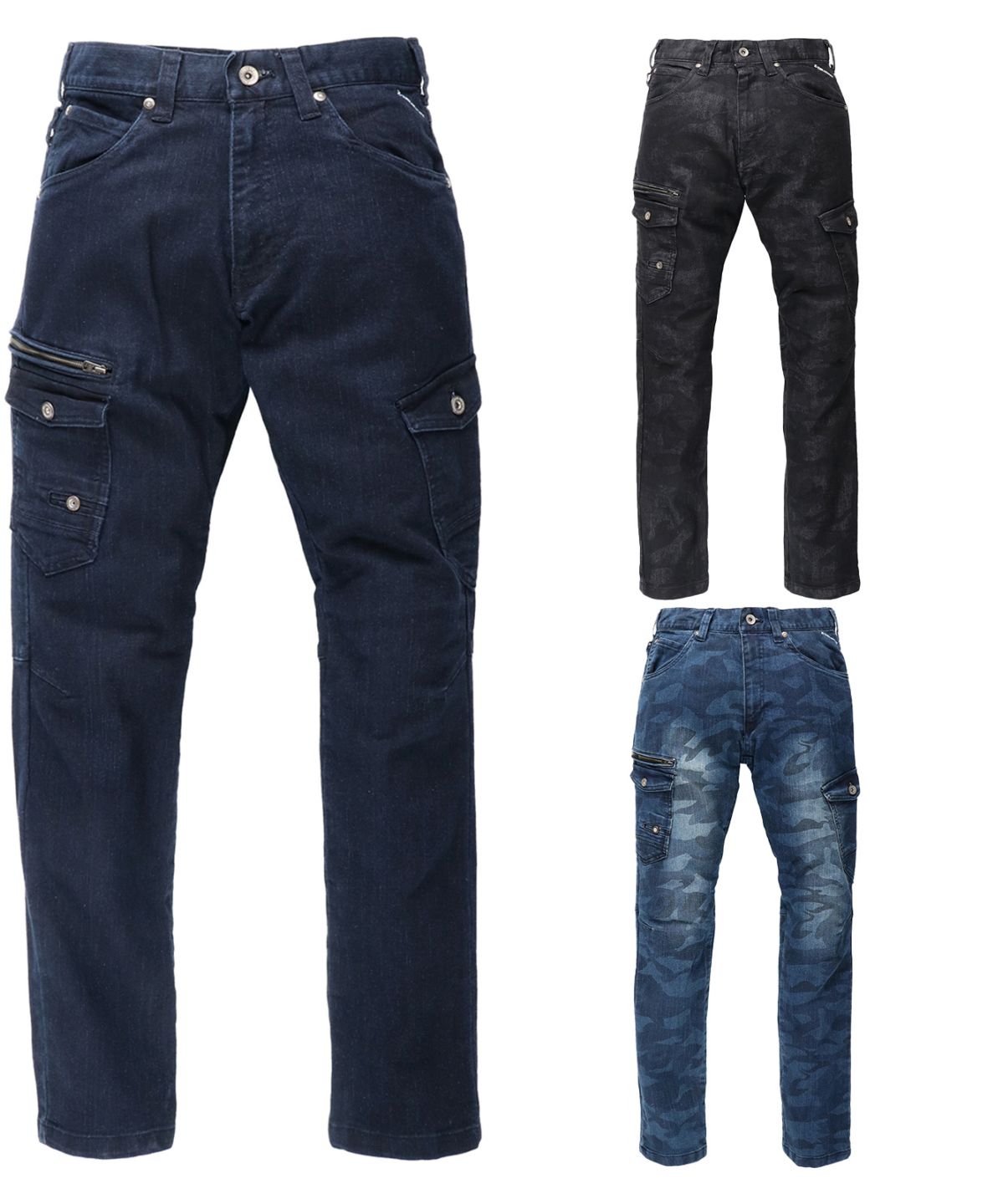 【Z-DRAGON】 71602 ストレッチノータックカーゴパンツ [秋冬]※SLIM FIT※