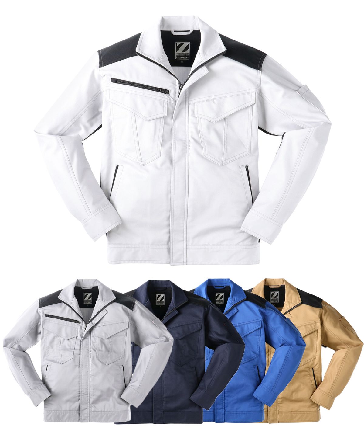 【Z-DRAGON】 72200 製品制電ストレッチジャンパー※SLIM FIT※ [秋冬]