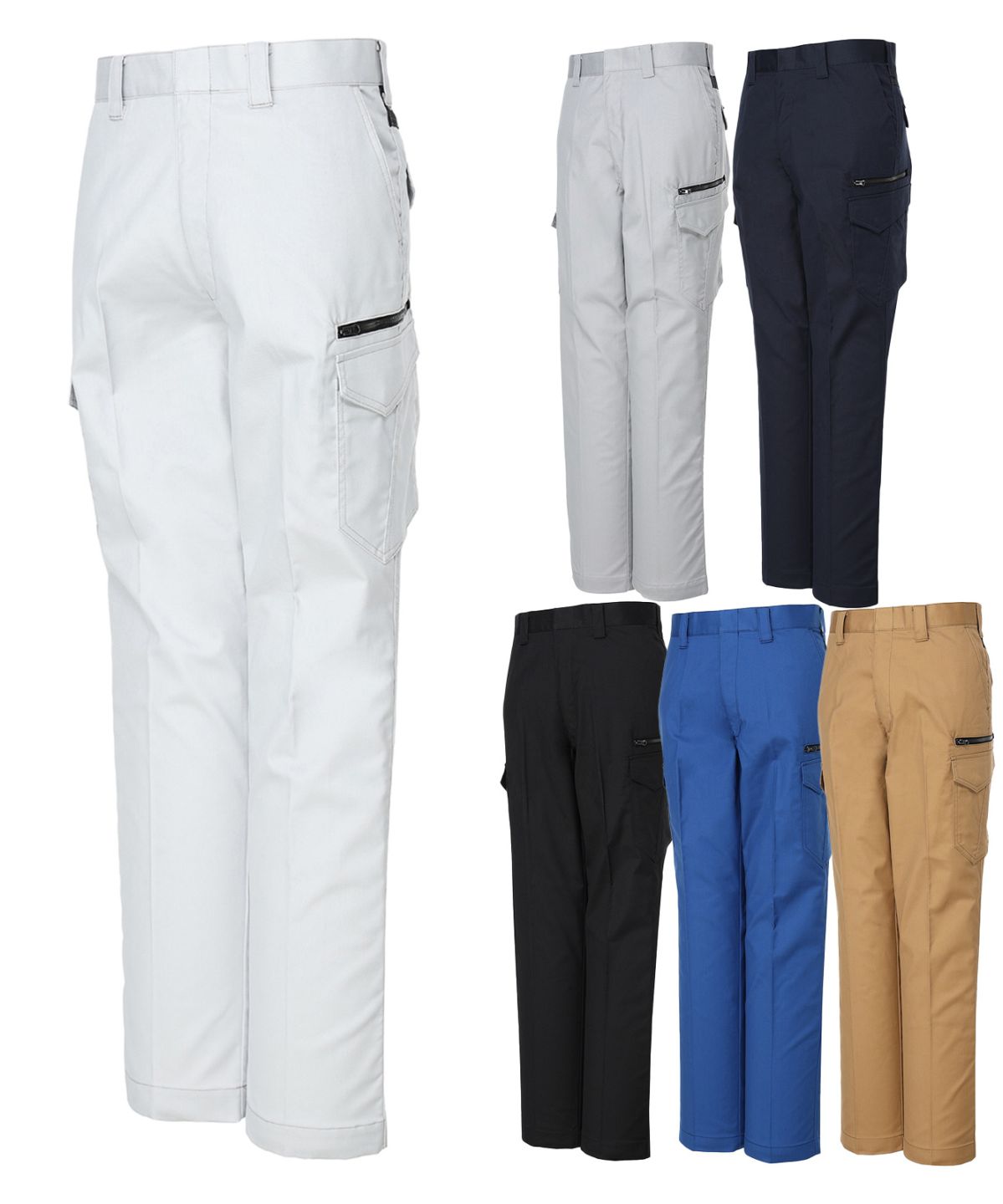 【Z-DRAGON】 72202 製品制電ストレッチノータックカーゴパンツ[秋冬]※SLIM FIT※