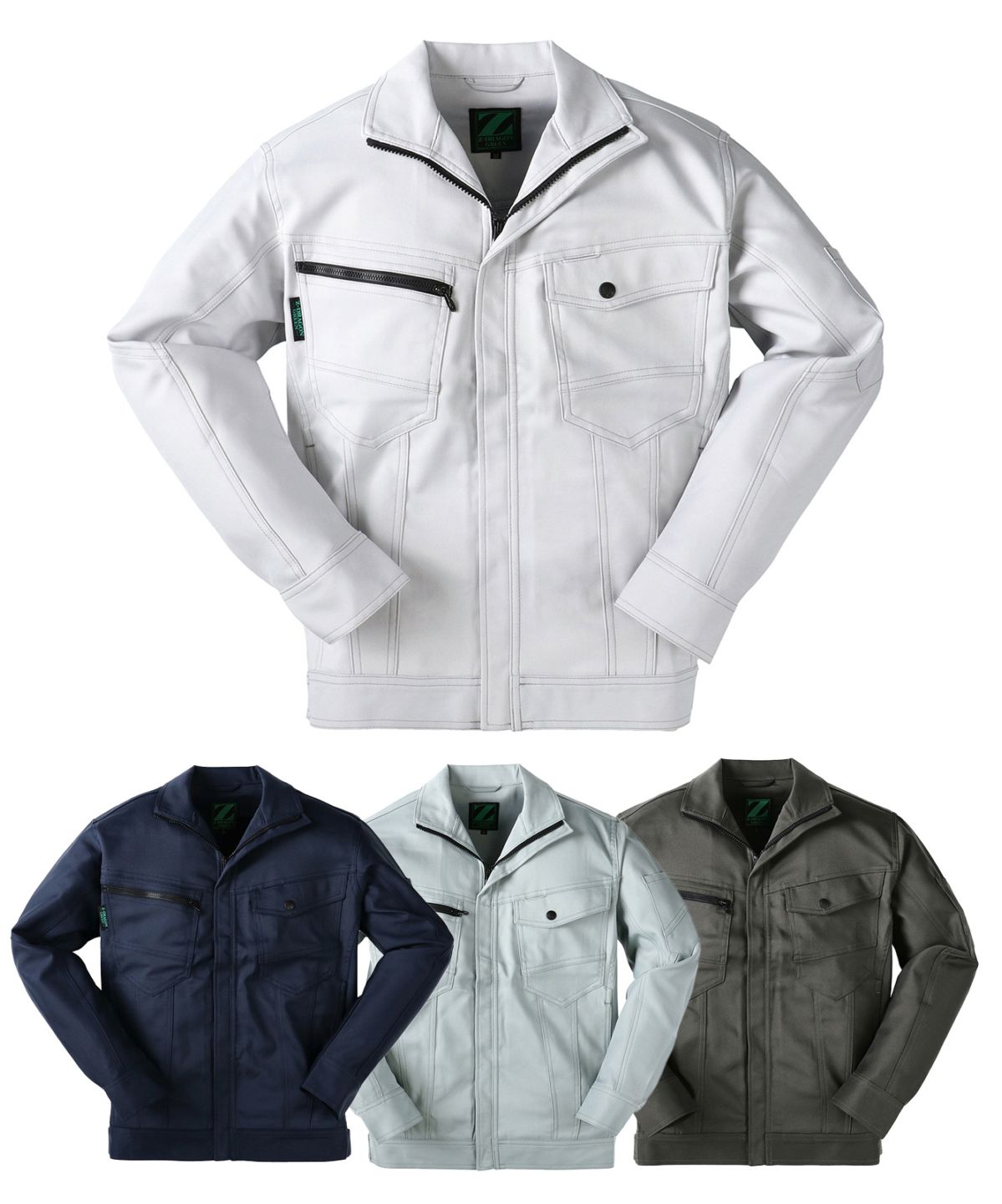 【Z-DRAGON】 72800 エコ製品制電ストレッチジャンパー[秋冬]※SLIM FIT※