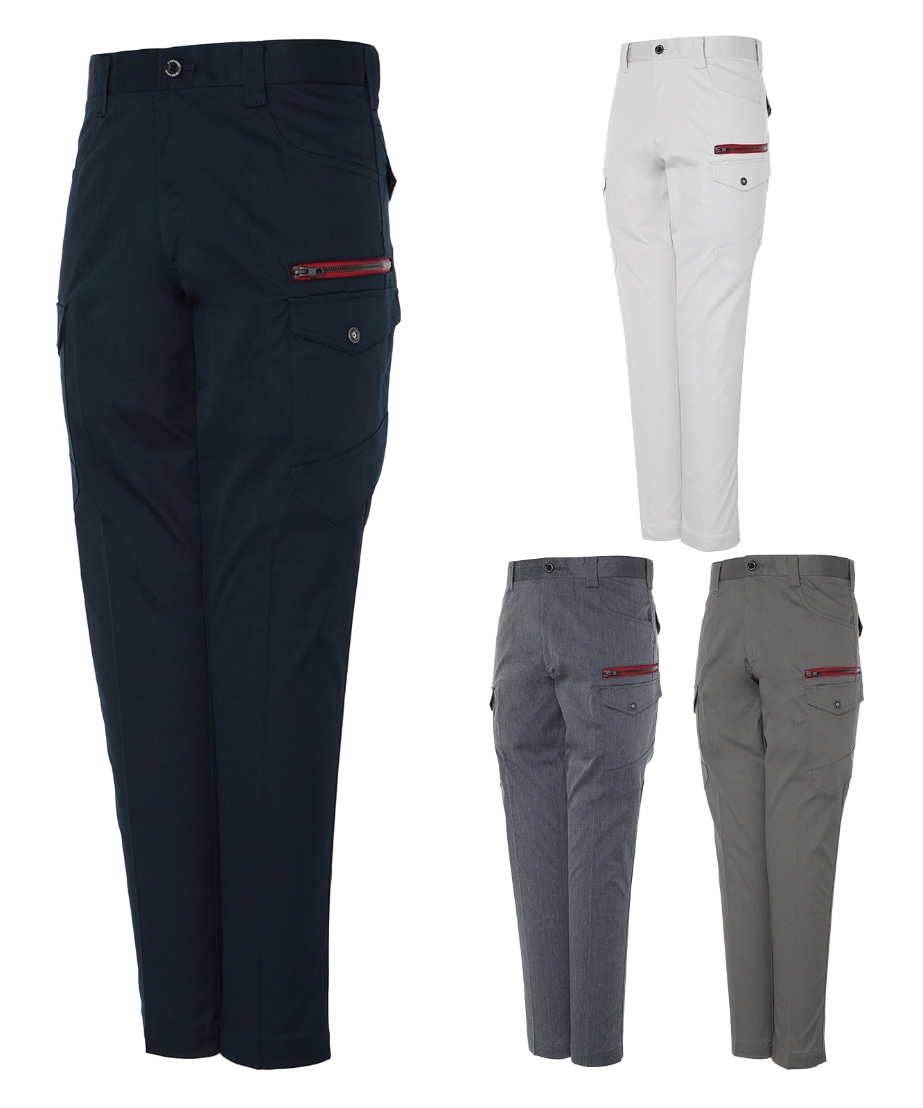 【Z-DRAGON】73402 エコストレッチノータックカーゴパンツ[秋冬]※SLIM FIT※