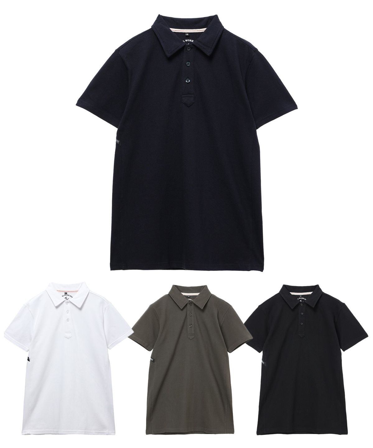 【Z-DRAGON】 75114 ストレッチ半袖ポロシャツ [春夏]※SLIM FIT※