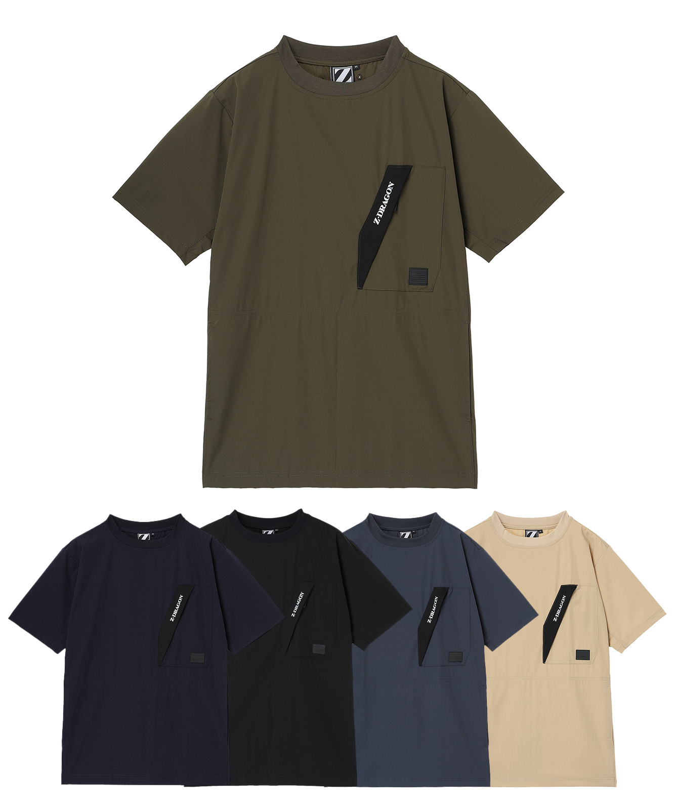 【Z-DRAGON】 75184 ストレッチ半袖Tシャツ[春夏]