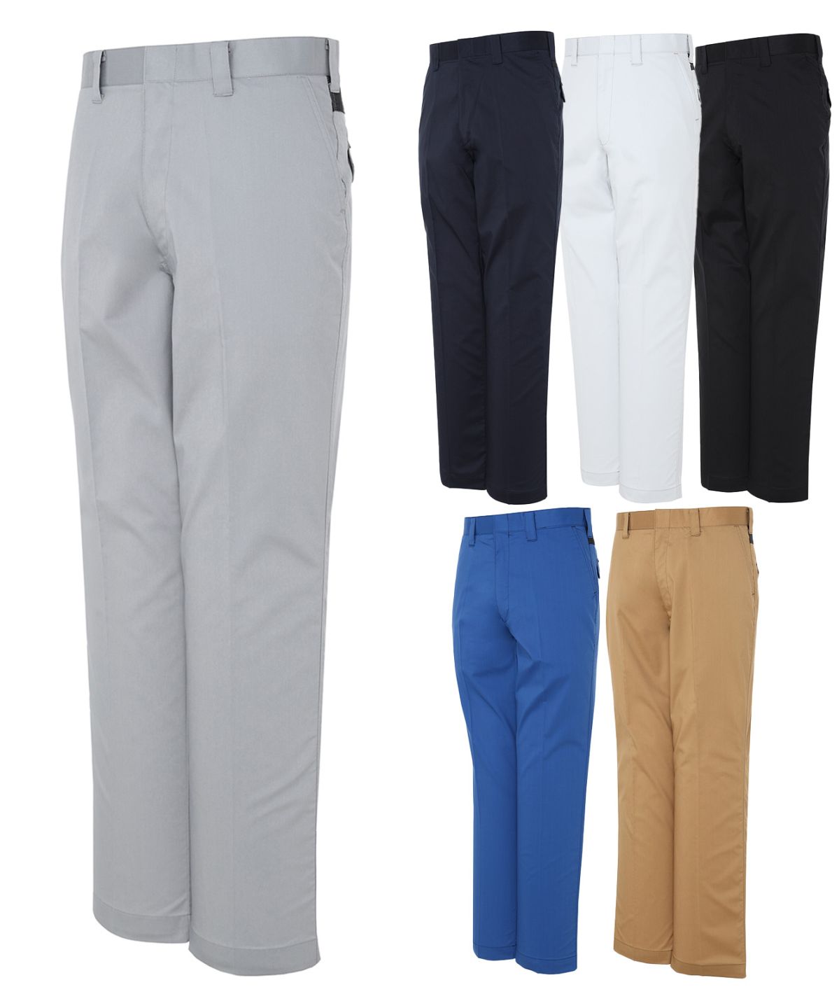 【Z-DRAGON】 76201 製品制電ストレッチノータックパンツ[春夏]※SLIM FIT※