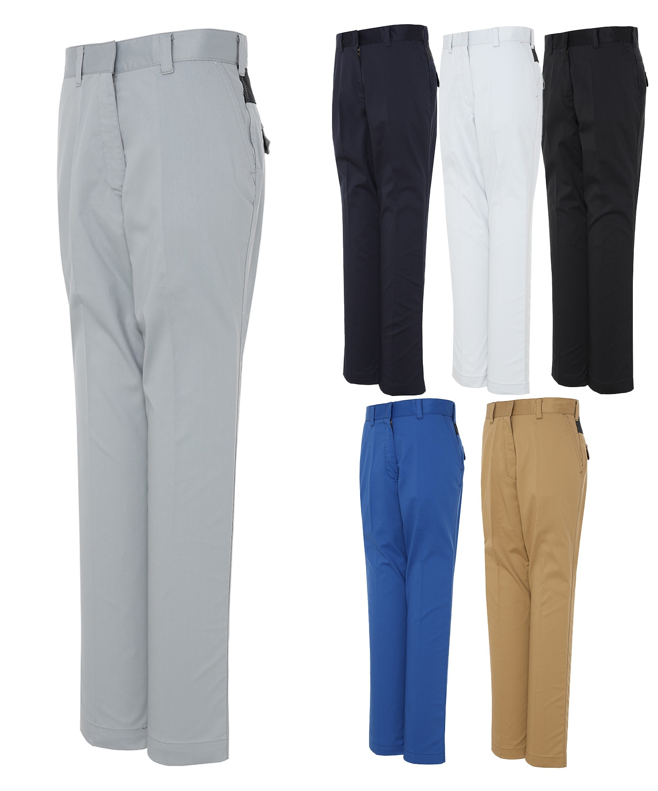 【Z-DRAGON】 76206 製品制電ストレッチレディースパンツ（裏付）[春夏]※SLIM FIT※