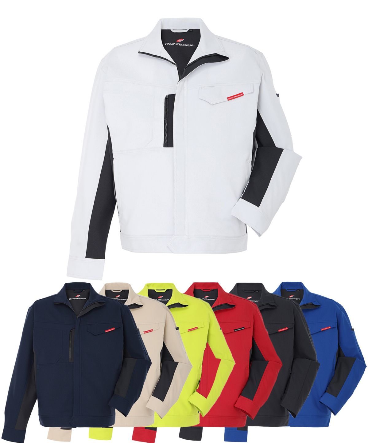【JICHODO】 83100 製品制電ストレッチジャンパー　[秋冬]※SLIM FIT※