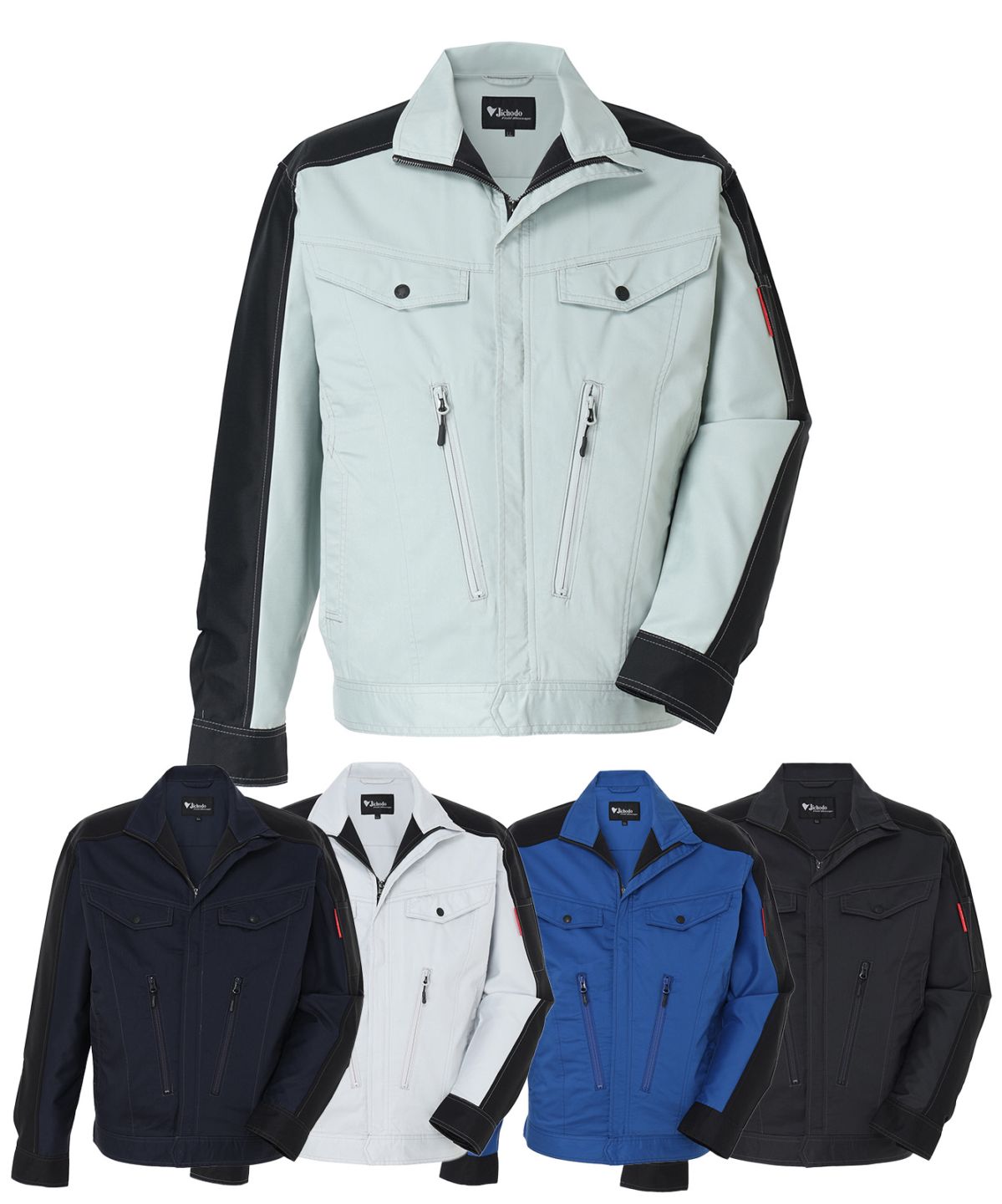 【JICHODO】87700 製品制電ストレッチ長袖ジャンパー [春夏]※SLIM FIT※