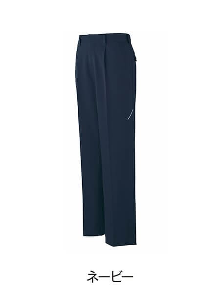 【JICHODO】 82801 製品制電ストレッチワンタックパンツ　[秋冬]※SLIM FIT※