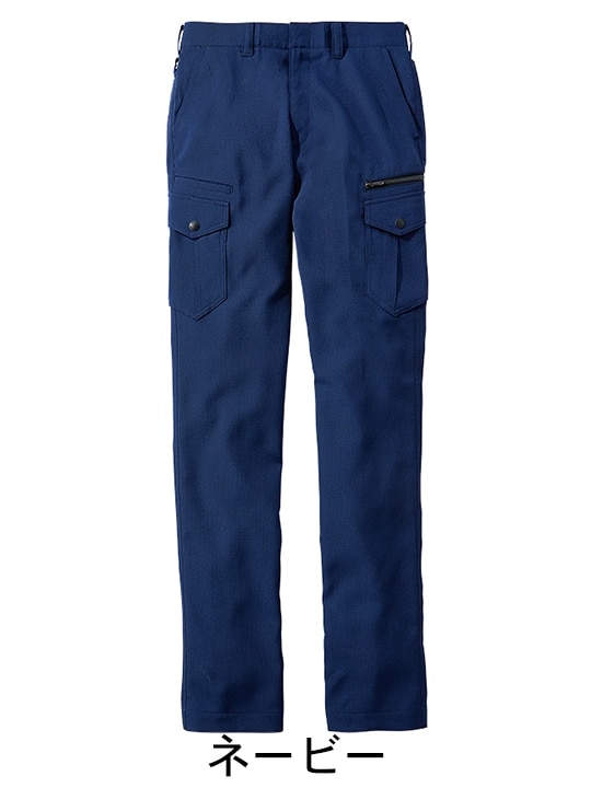 【Z-DRAGON】H76902 製品制電ストレッチノータックカーゴパンツ(股下フリー)[春夏]※SLIM FIT※
