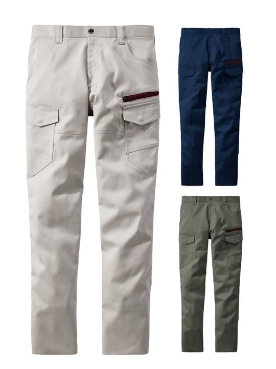 【Z-DRAGON】73202 エコ製品制電ストレッチノータックカーゴパンツ[秋冬]※SLIM FIT※