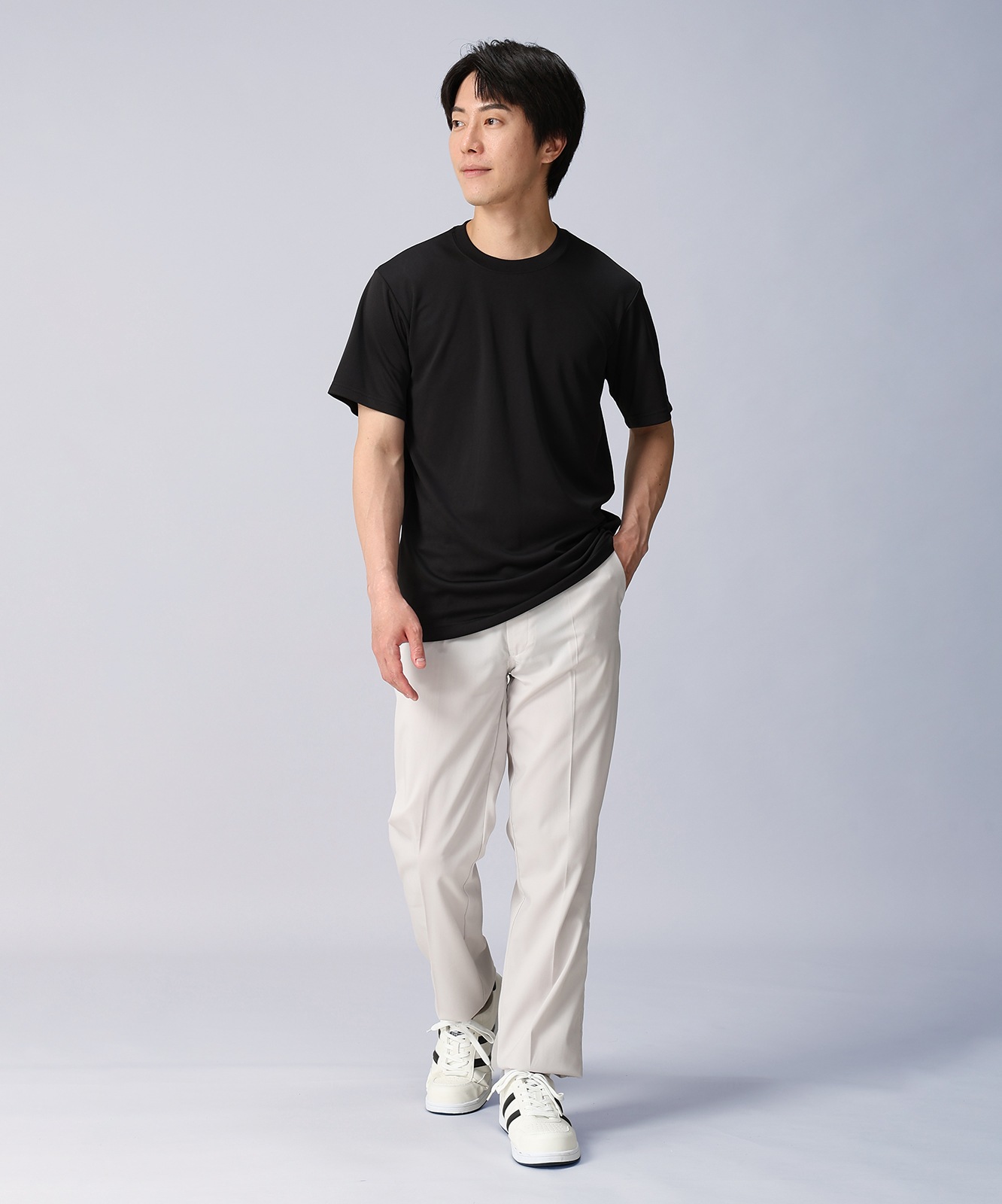【JICHODO】 85834 吸汗速乾半袖Tシャツ [通年]