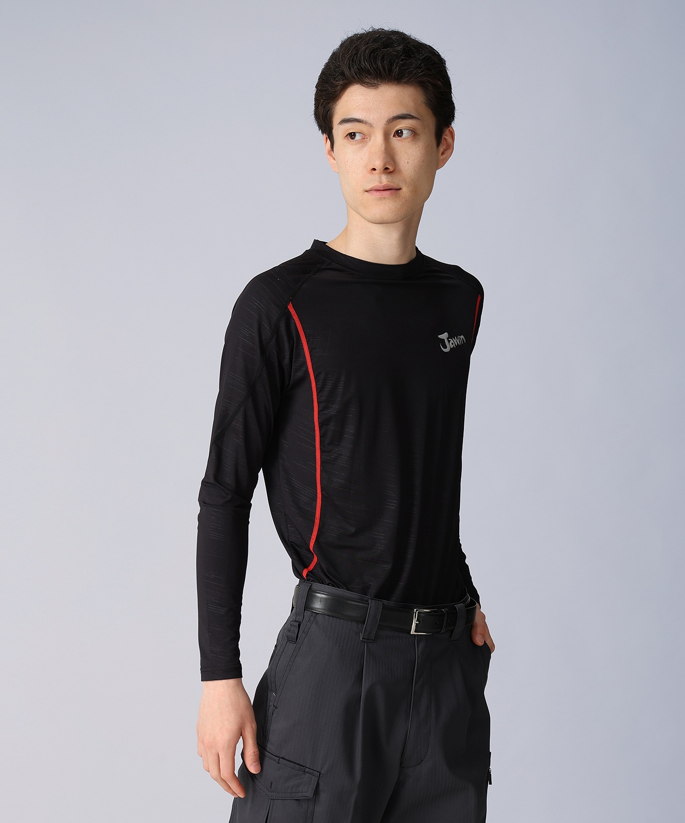 【Jawin】 56124 ロングスリーブ[春夏]＜名入れ刺繍加工不可＞