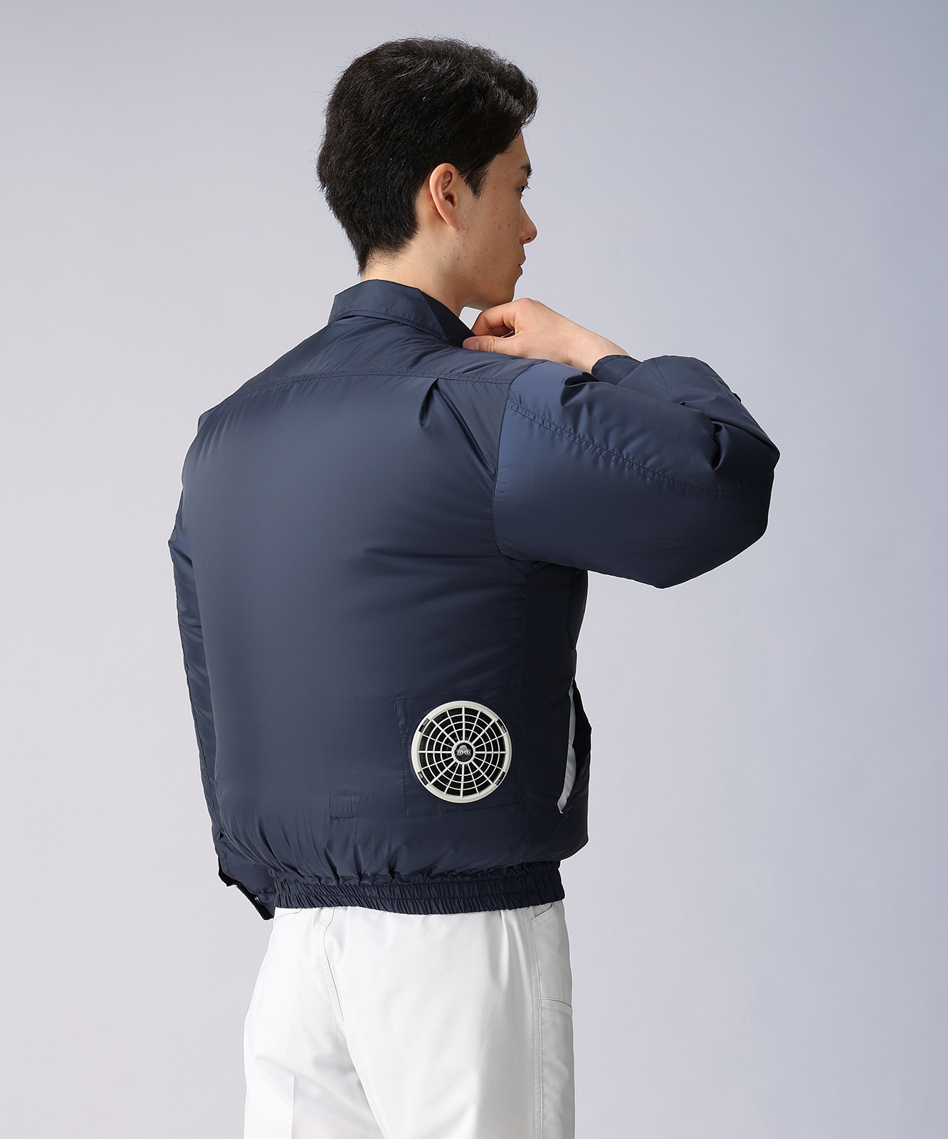 【JICHODO】87010 空調服(R)長袖ブルゾン(ファン無し)　[春夏]