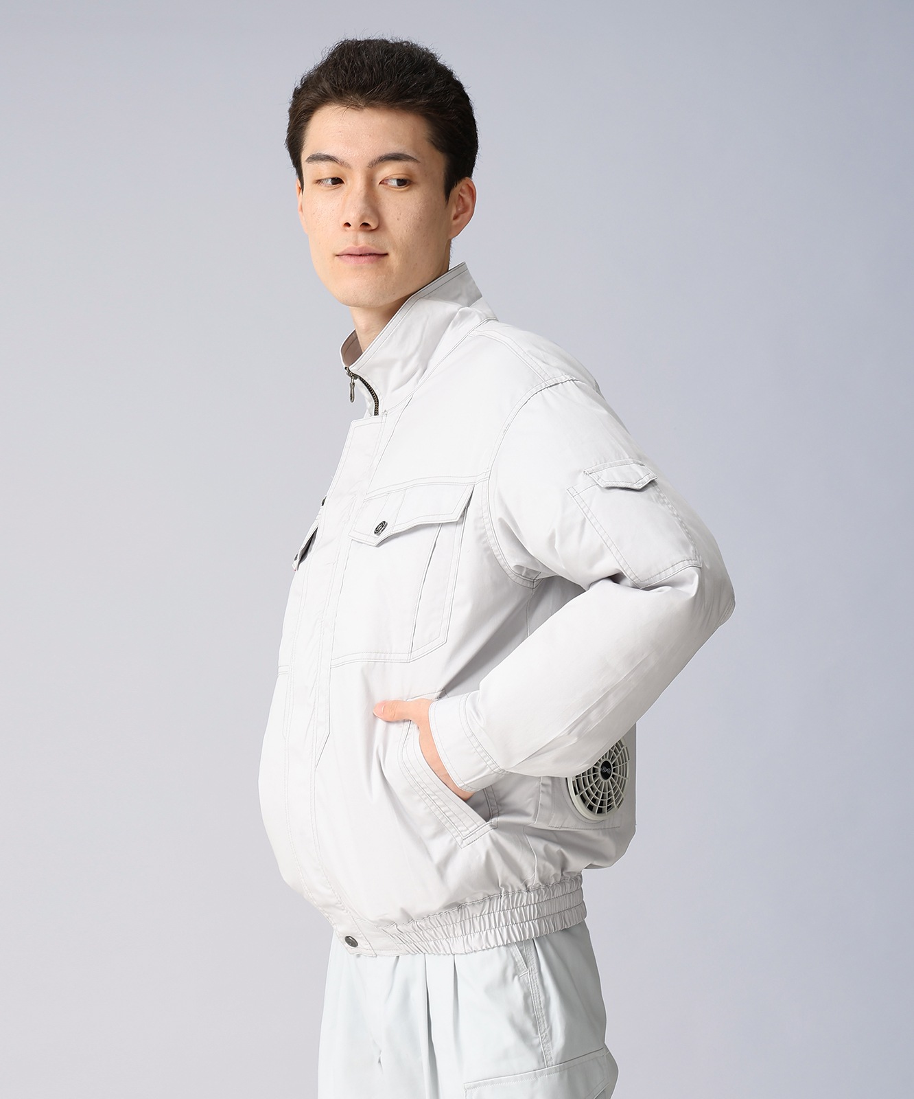 【JICHODO】87050 空調服(R)長袖ブルゾン　[春夏]