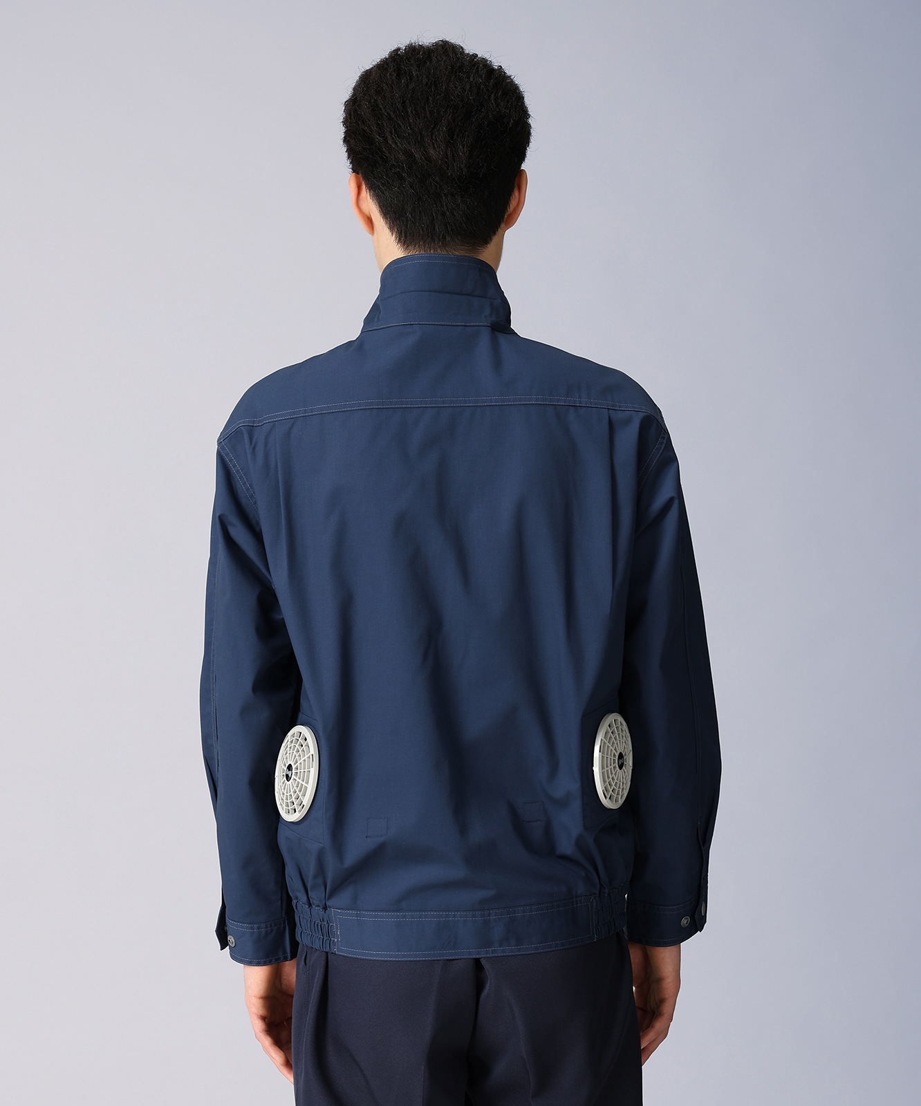 【JICHODO】87080 空調服(R)エコ長袖ブルゾン(ファン無し)　[春夏]