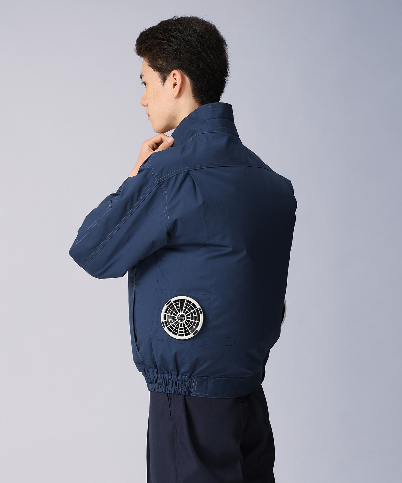 【JICHODO】87080 空調服(R)エコ長袖ブルゾン(ファン無し)　[春夏]