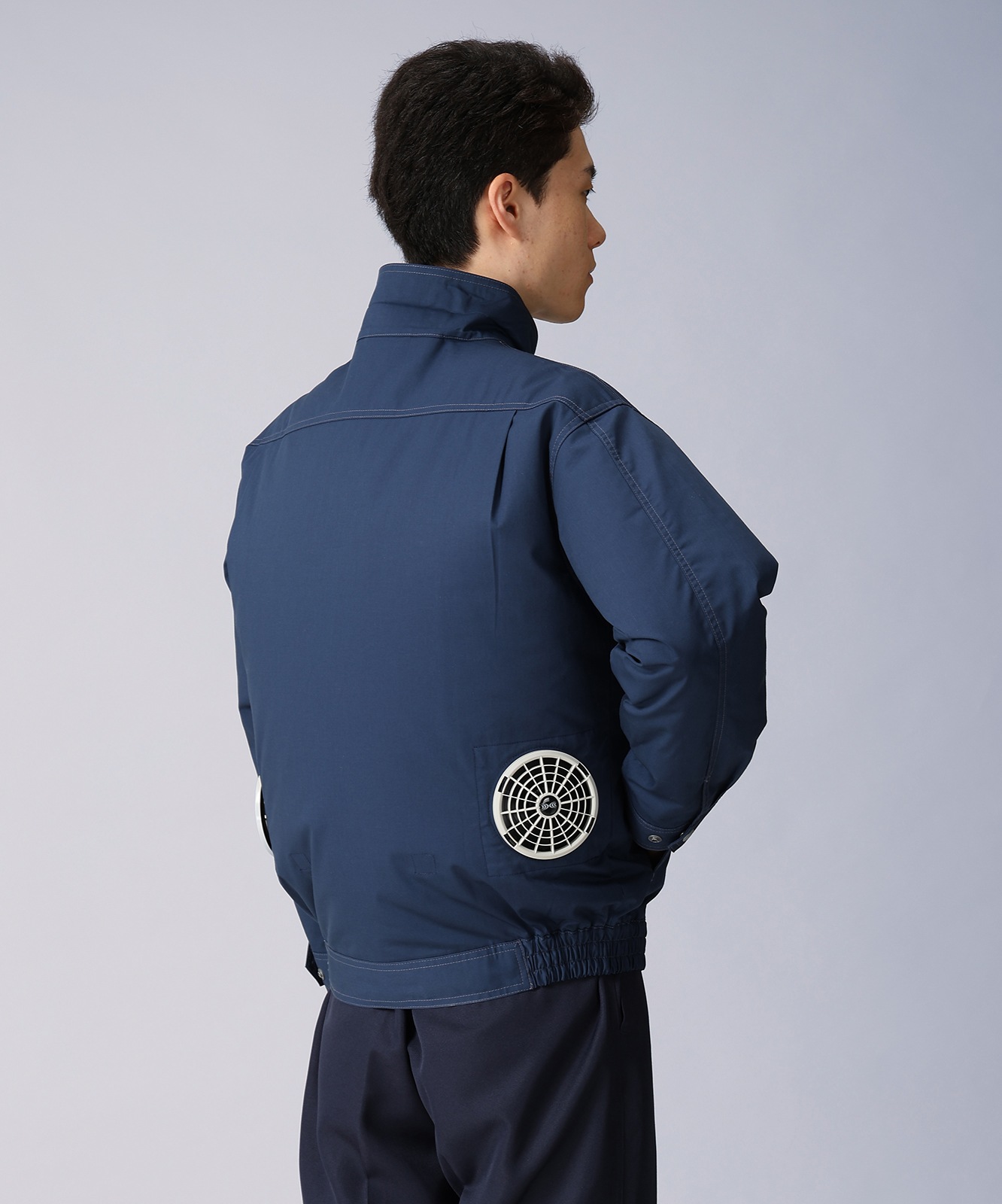 【JICHODO】87080 空調服(R)エコ長袖ブルゾン(ファン無し)　[春夏]