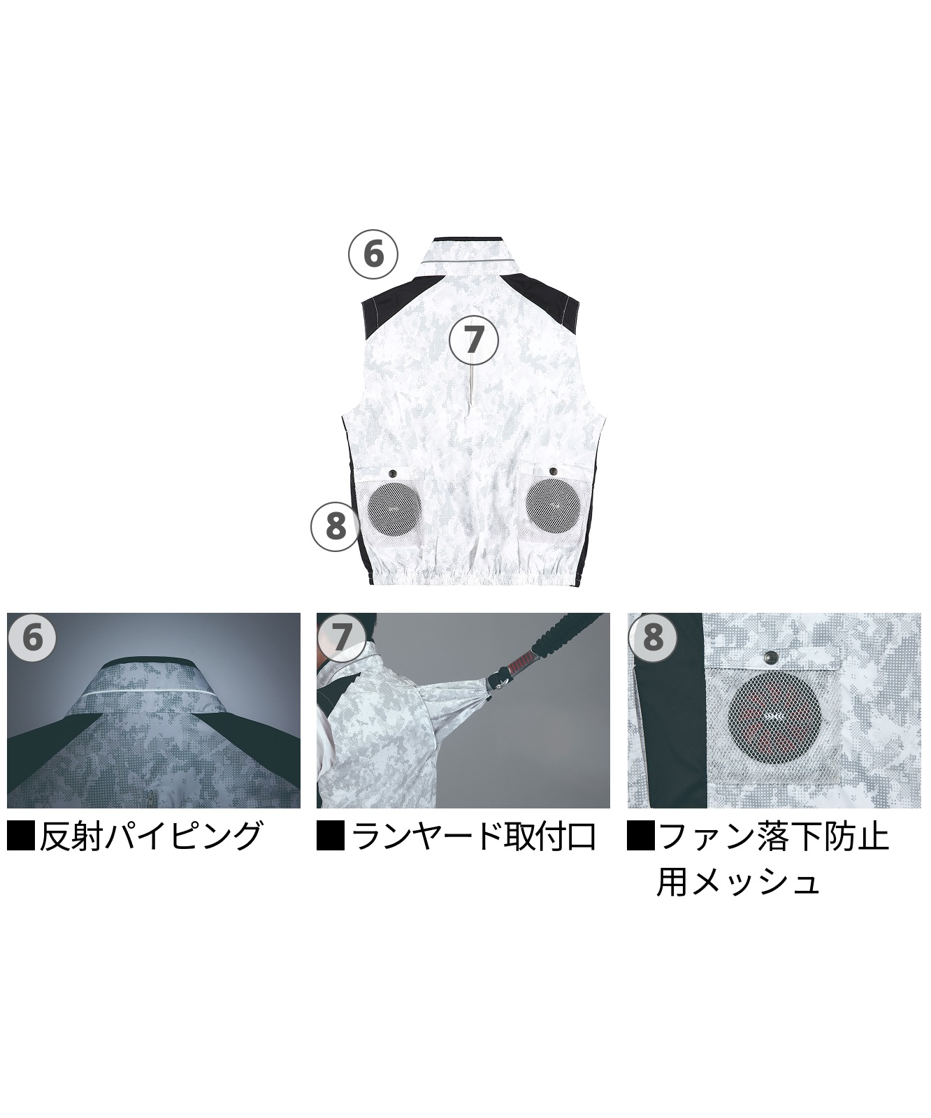 【JICHODO】87080 空調服(R)エコ長袖ブルゾン(ファン無し)　[春夏]