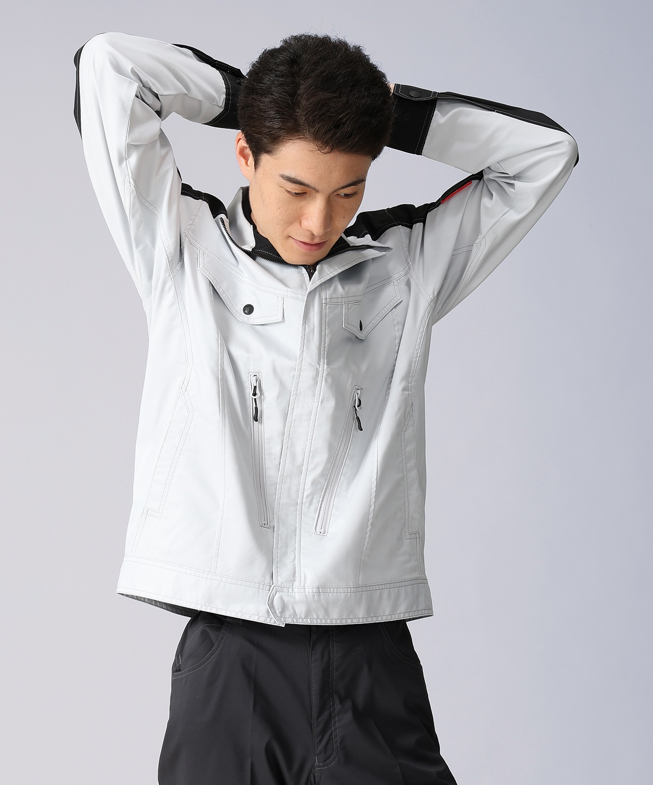 【JICHODO】87700 製品制電ストレッチ長袖ジャンパー [春夏]※SLIM FIT※