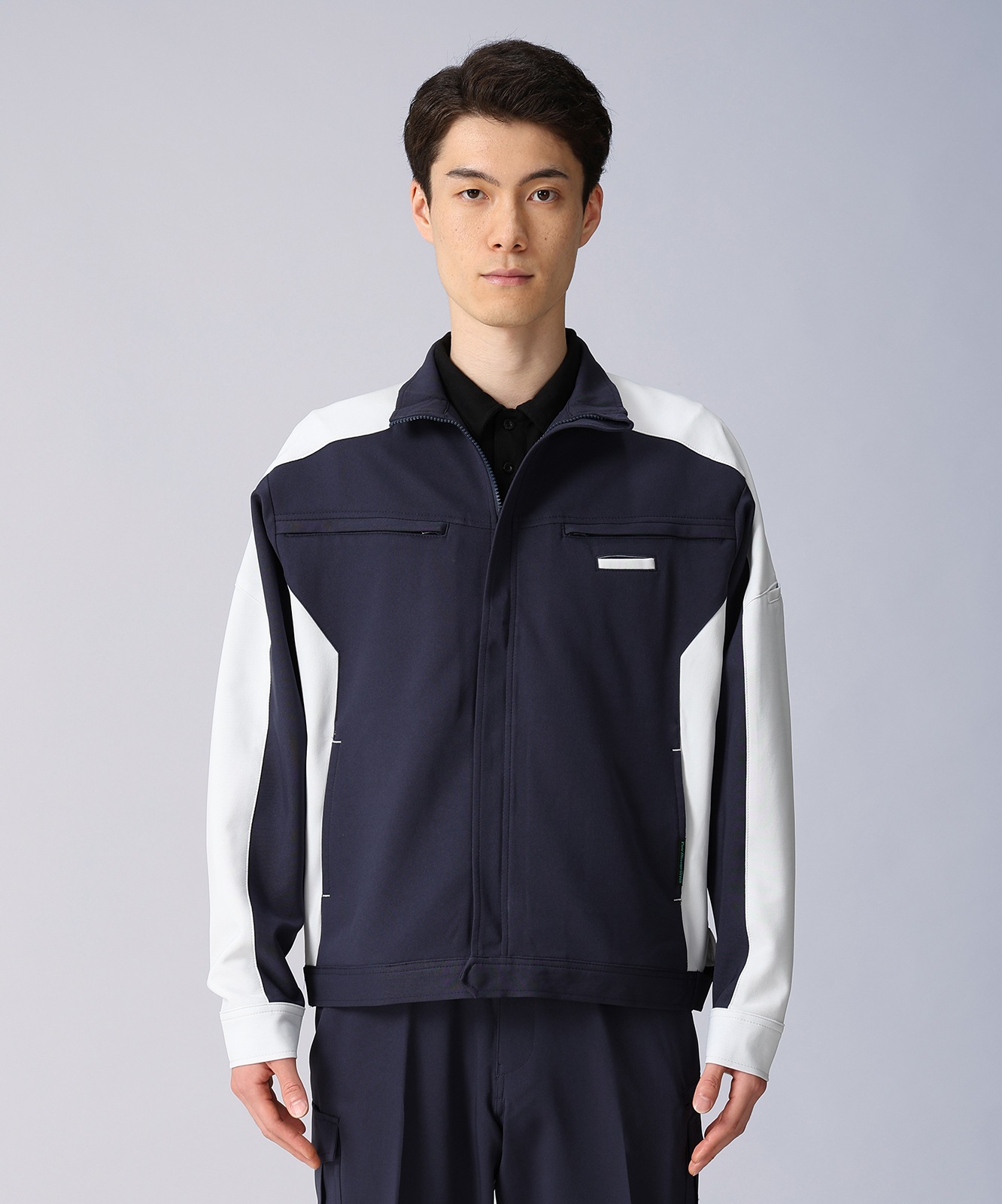 【JICHODO】87900 エコ製品制電ストレッチ長袖ジャンパー [春夏]※SLIM FIT※
