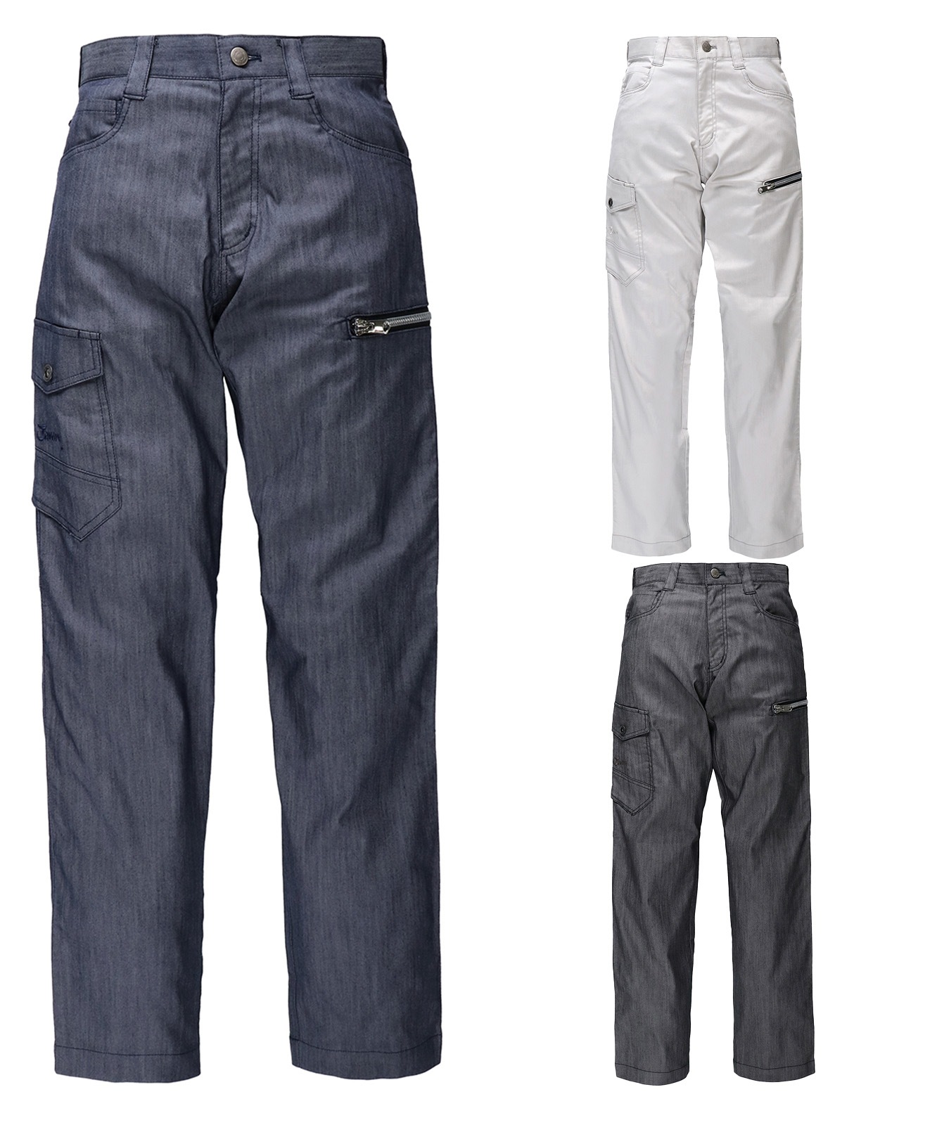 【Jawin】 57402 ストレッチノータックカーゴパンツ[春夏]※SLIM FIT※