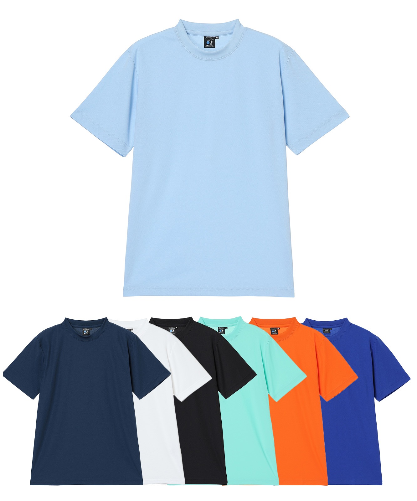 【JICHODO】 47624 吸汗速乾半袖Tシャツ [通年]