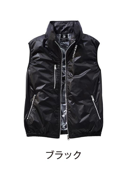 【Jawin】 FS54180W 空調服(R) ベスト＋7.2V大風量防水 パワーファン対応スターターキット[春夏]