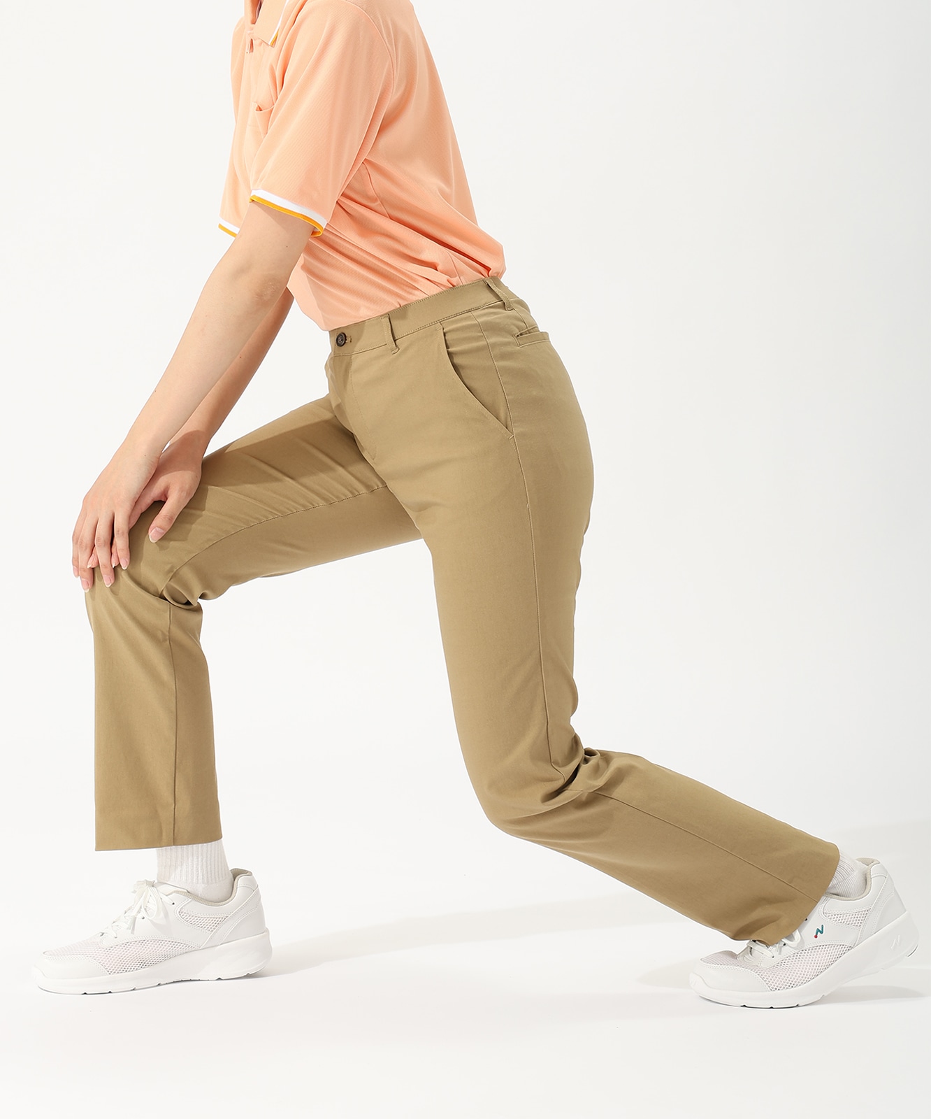 【WHISeL】 WH90262 レディースストレッチパンツ