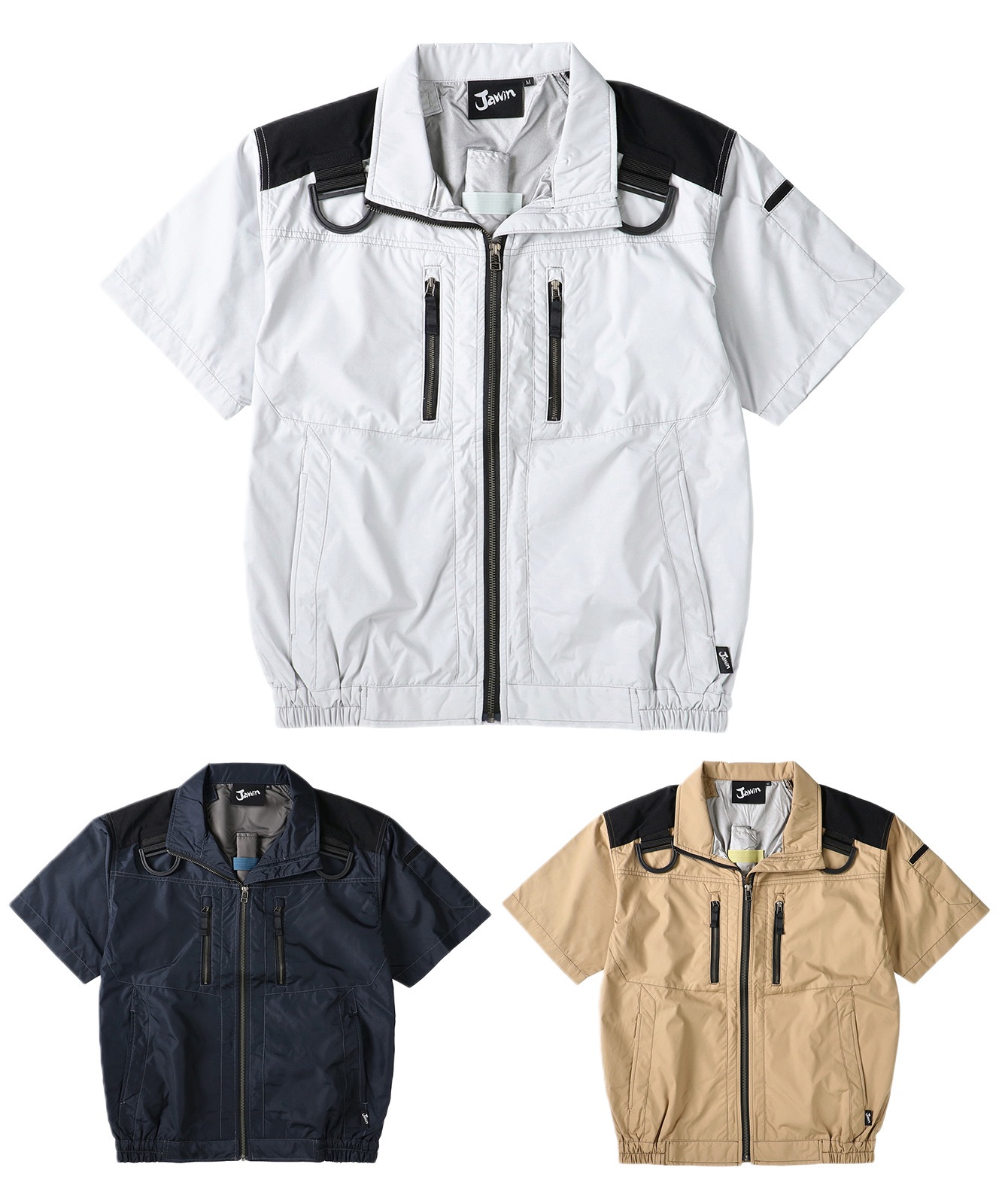 【Jawin】 54090 空調服(R)半袖ブルゾン(ファン無し)　[春夏]
