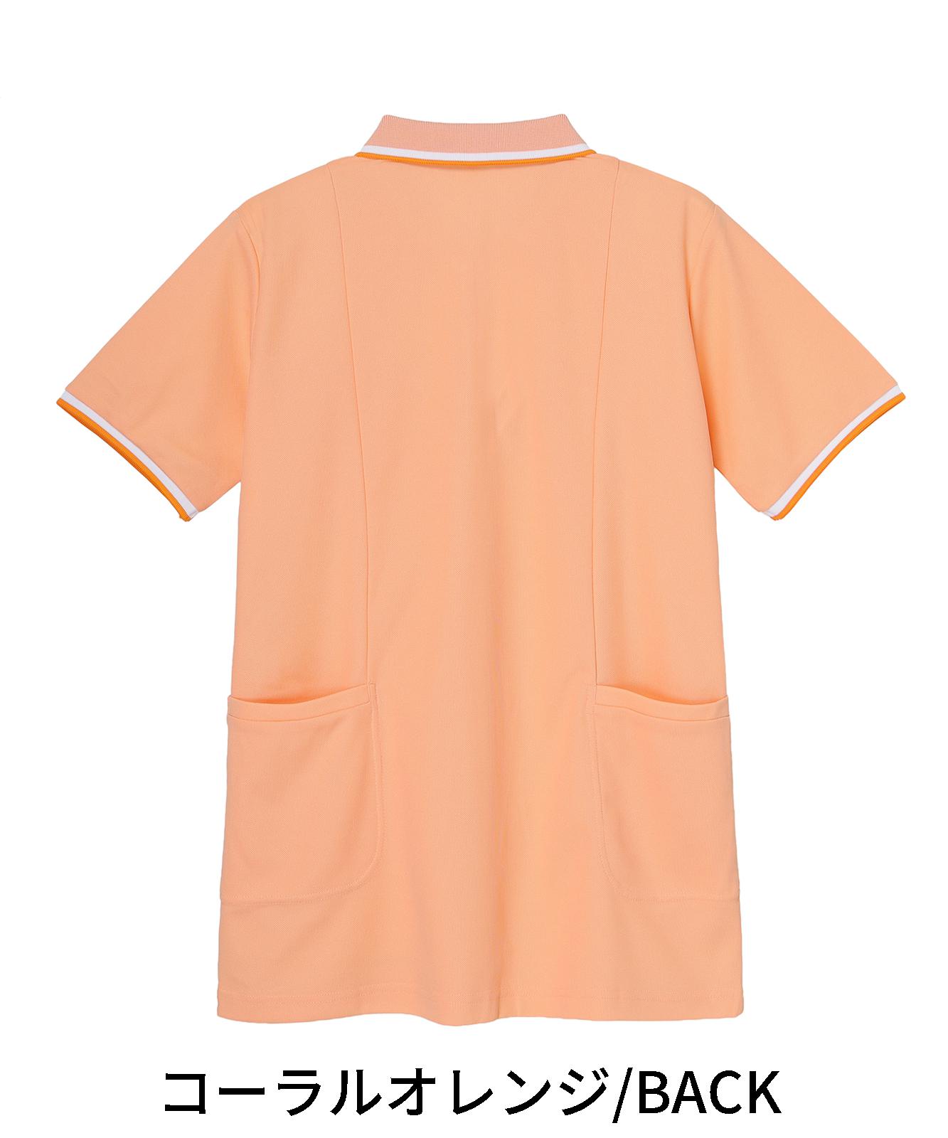 【WHISeL】 WH90338 半袖ロングポロシャツ[レディース]