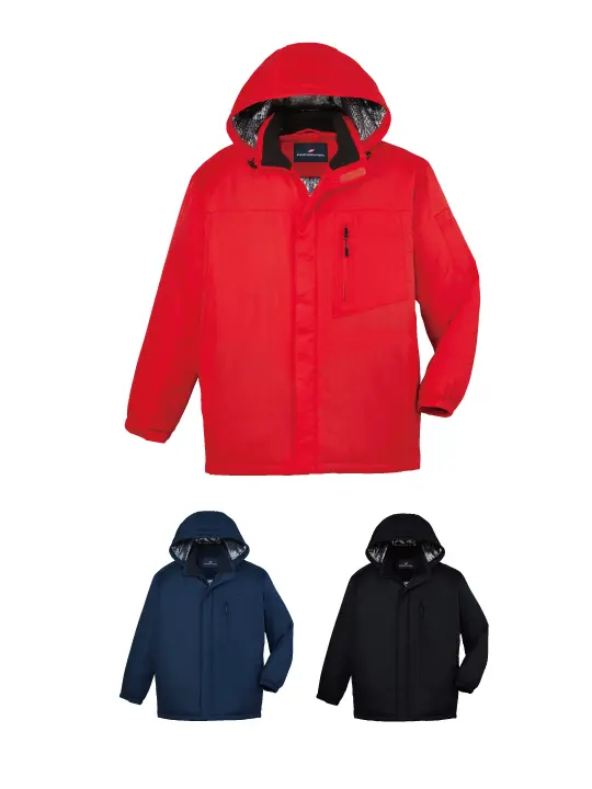 カジュアルコート　PRIDE Field Message】48483 裏アルミ防寒ハーフコート(フード付)[防寒]通販