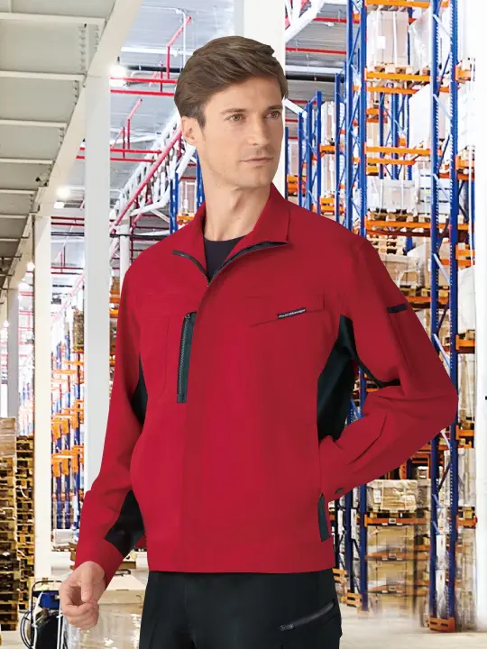 JICHODO】 87100 製品制電ストレッチ長袖ジャンパー [春夏]※SLIM FIT