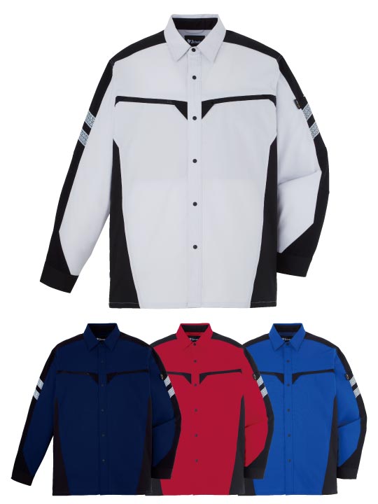 FRAMeWORK チャイロ 長袖シャツ F JICHODO】 87304 ストレッチ長袖シャツ [通年]※SLIM FIT※通販ページ