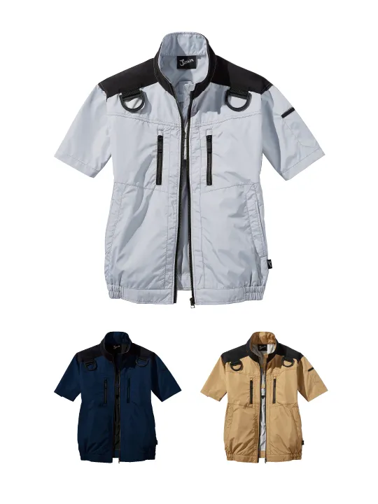 Jawin】 54090 空調服(R)半袖ブルゾン(ファン無し) [春夏]通販ページ