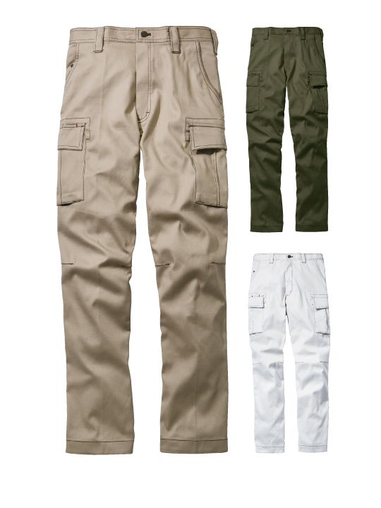 ウツボ Jawin】 51702 ノータックカーゴパンツ [秋冬] カラー:サンドベージュ