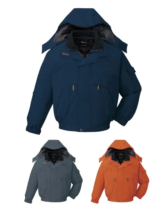 JICHODO】 48340 防水防寒ブルゾン(フード付) [防寒] カラー:ネービー