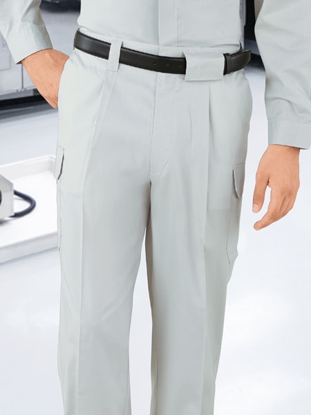 JICHODO】 85602 製品制電ストレッチワンタックカーゴパンツ [春夏