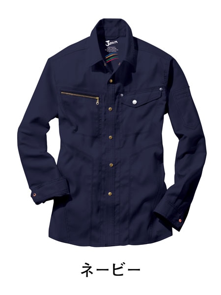 Jawin】 57104 ストレッチ長袖シャツ[春夏]※SLIM FIT※通販ページ│自重