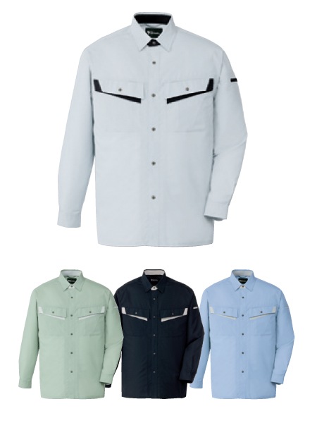 JICHODO】 86004 エコ製品制電長袖シャツ [通年]通販ページ│自重堂