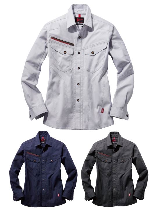 PRISTINEカシミヤ混長袖シャツ PRISTINE/プリスティン｜オーガニック