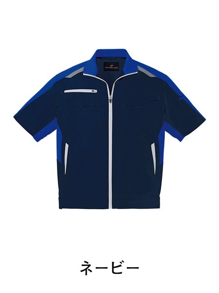 JICHODO】 87410抗ウイルス加工半袖ジャンパー [春夏]※SLIM FIT