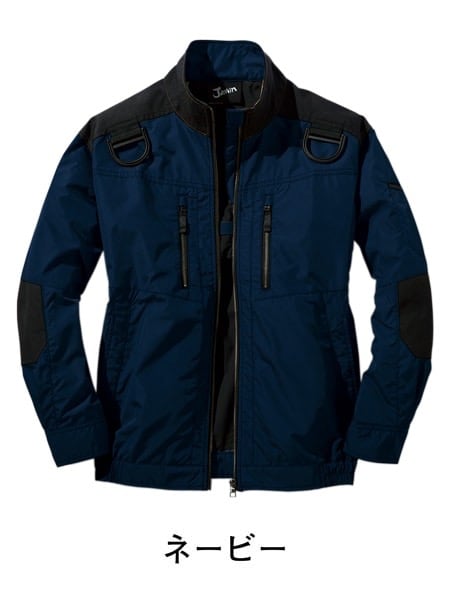 JAWIN 空調服 LLサイズ 青黒 ファン付き Jawin】 FS54020J 空調服(R)長袖ブルゾン＋18.0V超大風量瞬間