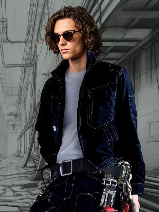Z-DRAGON】 75700 ストレッチ長袖ジャンパー [春夏]※SLIM FIT※通販
