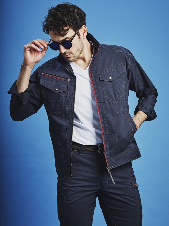 Jawin】 57200 ストレッチ長袖ジャンパー[春夏]※SLIM FIT※通販