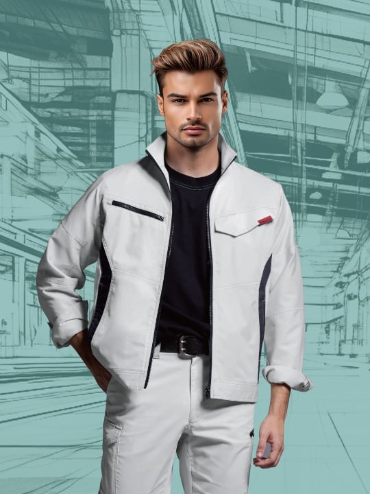 Z-DRAGON】 76500 製品制電ストレッチ長袖ジャンパー[春夏]※SLIM FIT