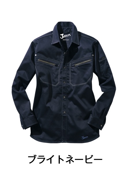 Jawin】 52504 ストレッチ長袖シャツ [秋冬]※SLIM FIT※通販ページ