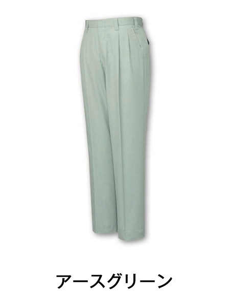 つこ４点セット JICHODO】 H46101 エコツータックパンツ [春夏]（股下フリー