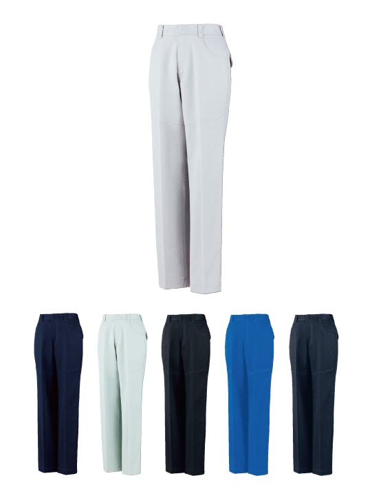 【関税込み】6397 パープル ワークパンツ JICHODO】 83706 製品制電ストレッチレディースパンツ [秋冬